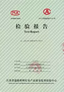 玉蘭燈檢驗(yàn)報(bào)告